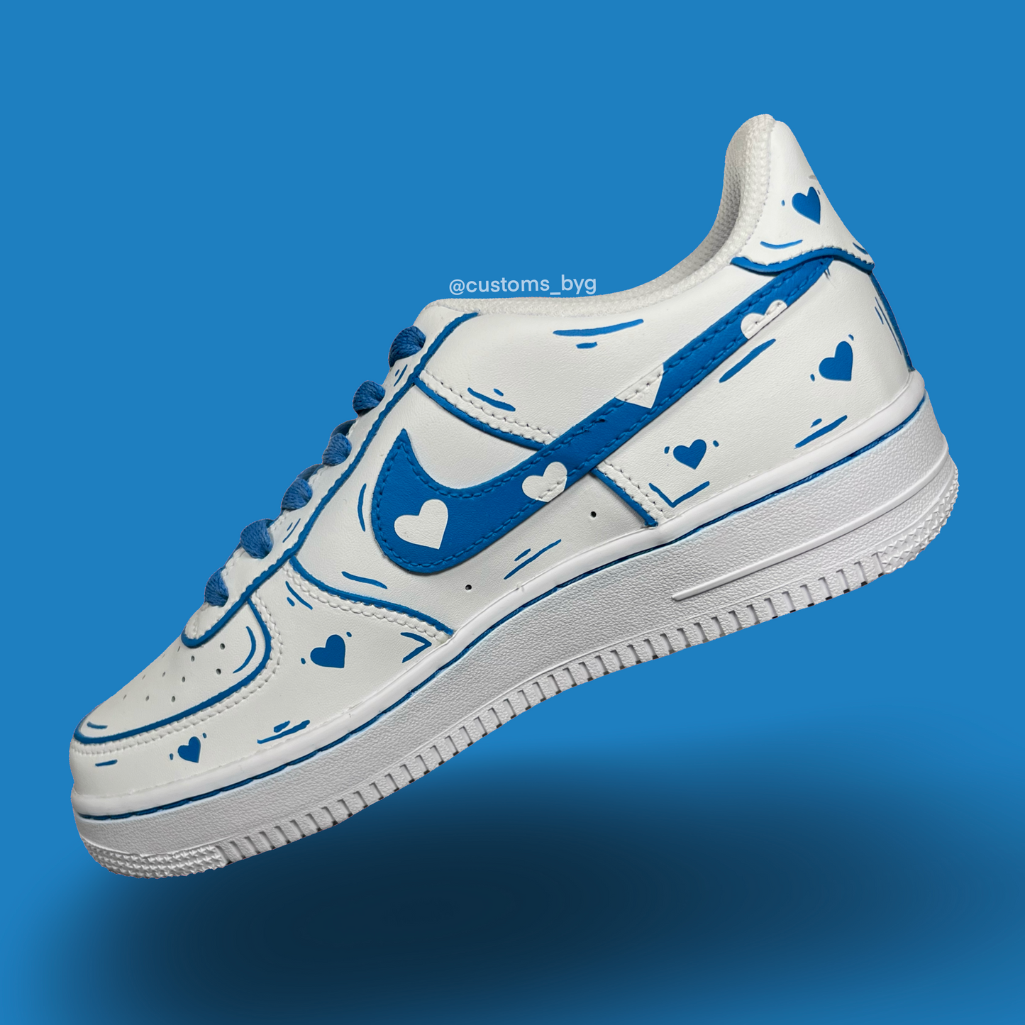 AF1 STITCH AND ANGEL CARTOON SKETCH