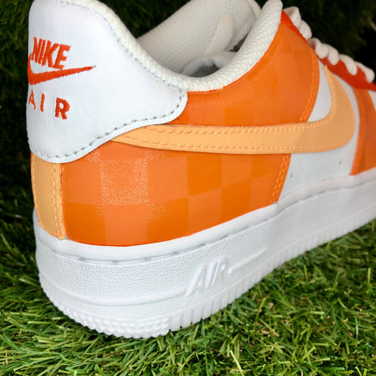 PRE-MADE ORANGE CHECKERED UK4.5