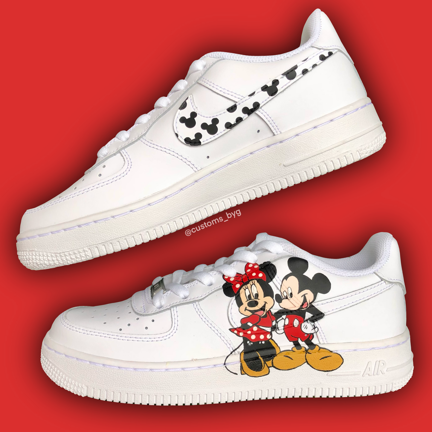 Mickey mouse air force 1 sale