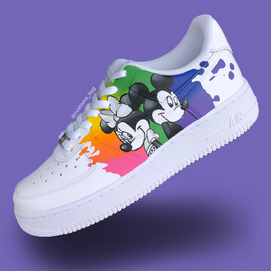 AF1 MICKEY & MINNIE WATERCOLOUR